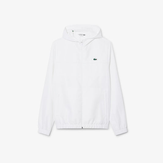 Lacoste Water-Repellent Sport White Jacket BH3466