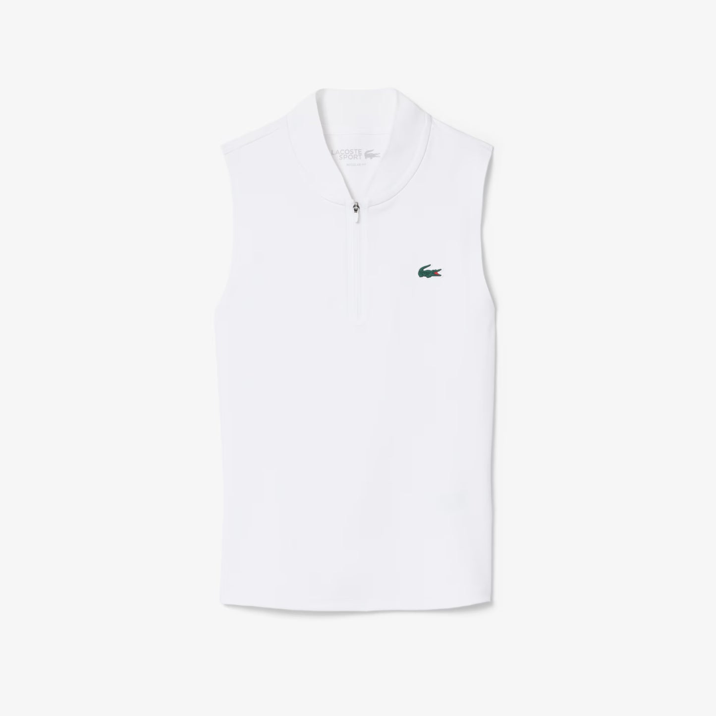 Lacoste Women's Sleeveless Light White Tennis Polo PF0202