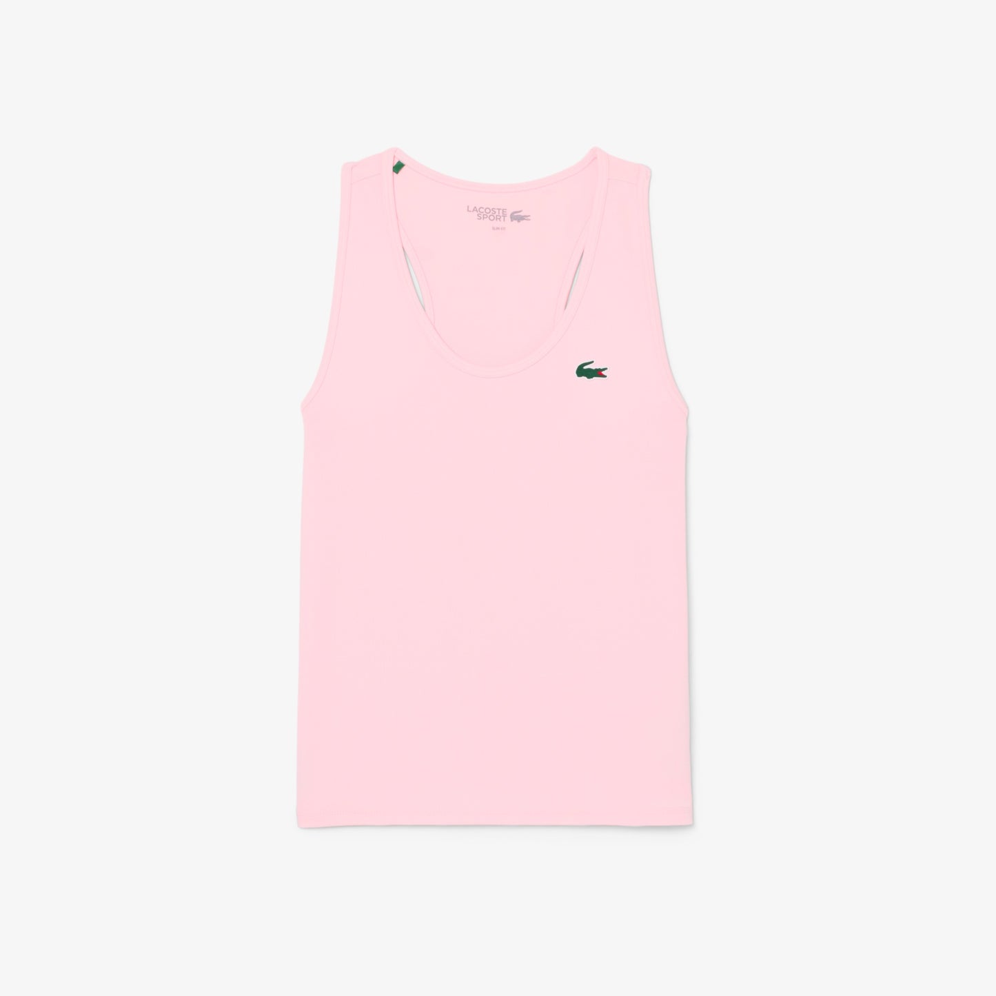 Lacoste Women's Sport Slim Fit Pink Tank Top TF0160
