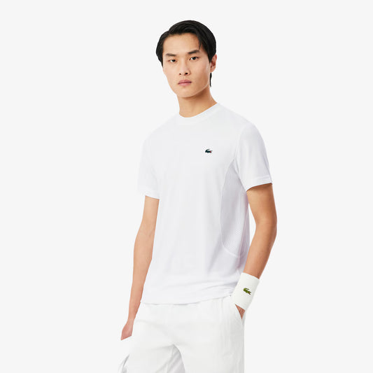 Lacoste Men's White Stretch T shirt TH5207 - S